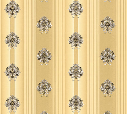 Streifentapete Gold Vliestapete 330841 Wandtapete A.S. Création Tapete