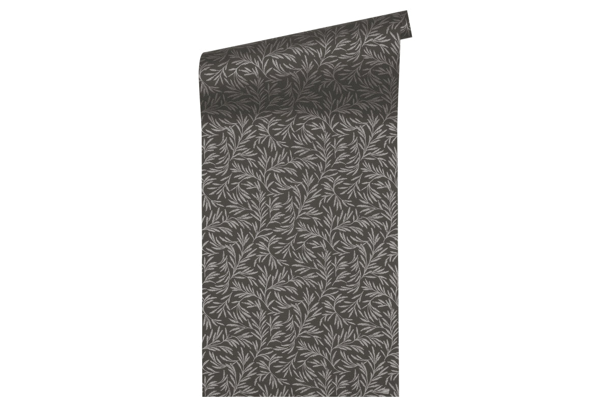 A.S. Création Blumentapete Blumen floral Schwarz 333265 Tapete Alpha Wandtapete