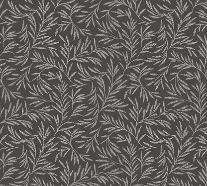 A.S. Création Blumentapete Blumen floral Schwarz 333265 Tapete Alpha Wandtapete
