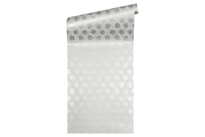 A.S. Création Geometrische Tapete Silber 333271 Tapete Alpha Wandtapete Design