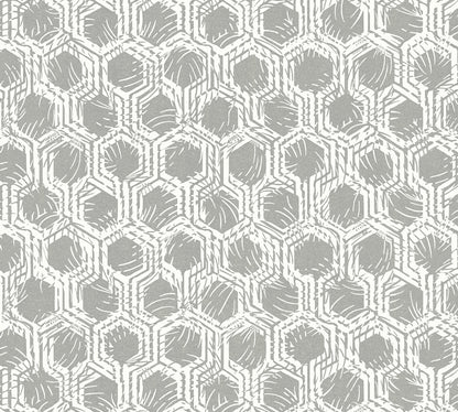 A.S. Création Geometrische Tapete Silber 333271 Tapete Alpha Wandtapete Design