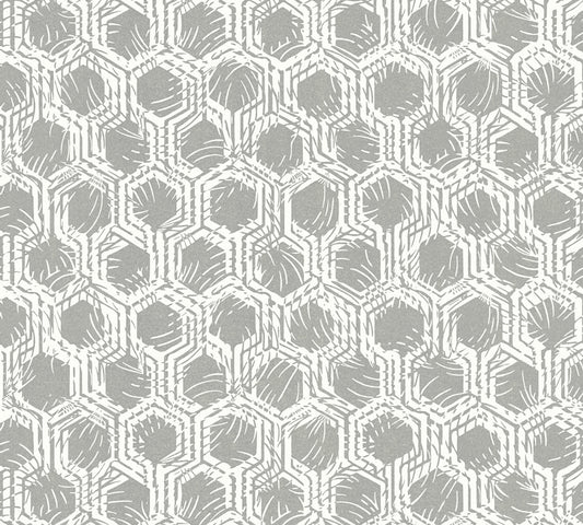 A.S. Création Geometrische Tapete Silber 333271 Tapete Alpha Wandtapete Design
