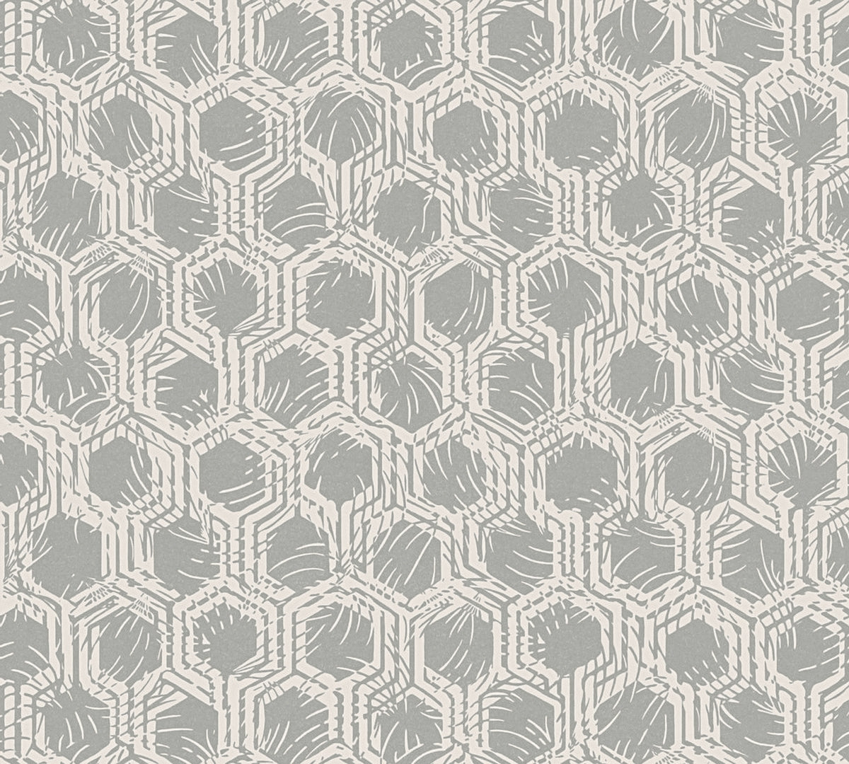 A.S. Création Geometrische Tapete Silber 333272 Tapete Alpha Wandtapete Design