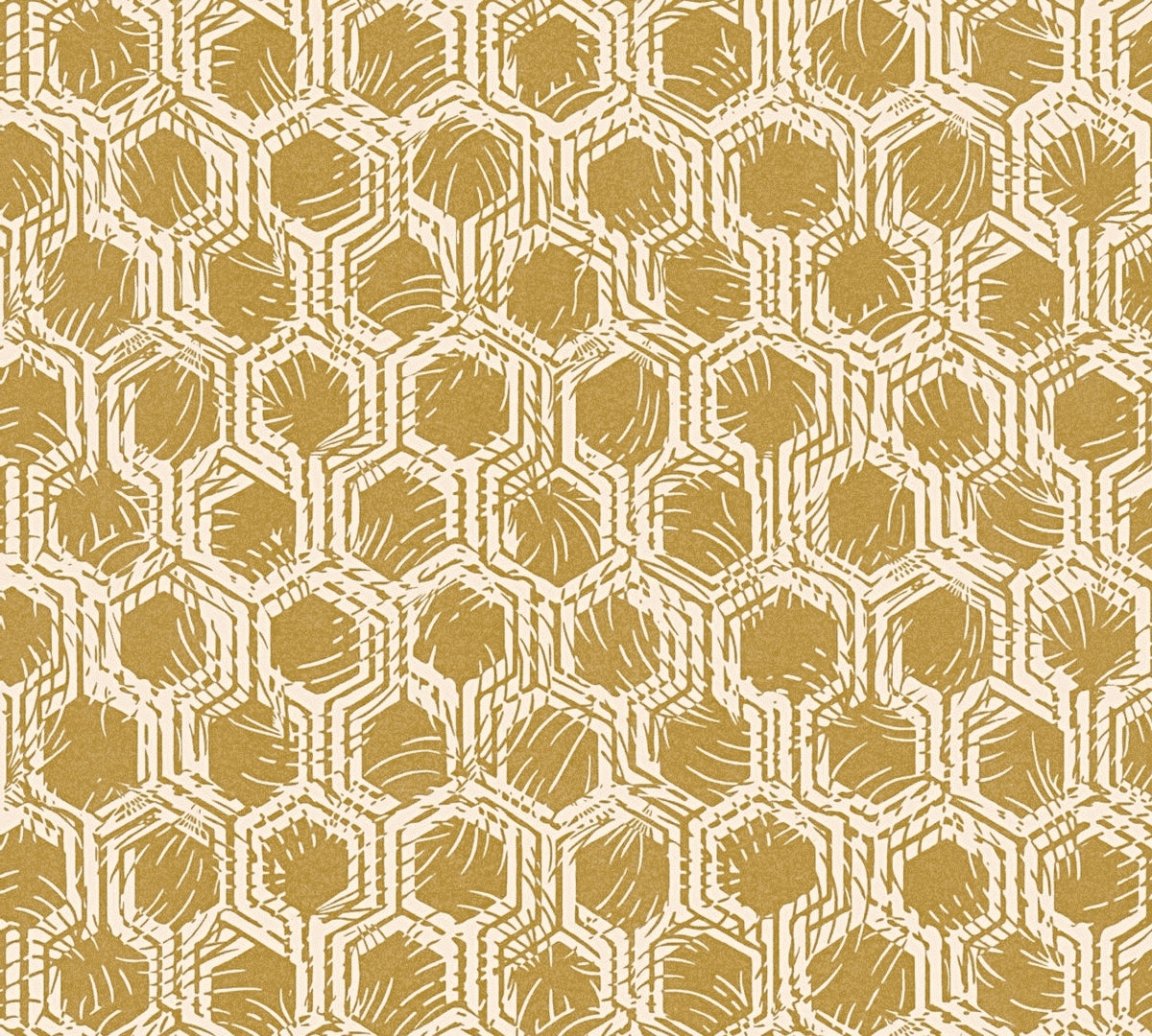 A.S. Création Geometrische Tapete Gold 333273 Tapete Alpha Wandtapete Design