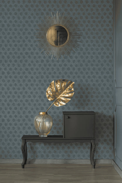 A.S. Création Geometrische Tapete Silber 333274 Tapete Alpha Wandtapete Design