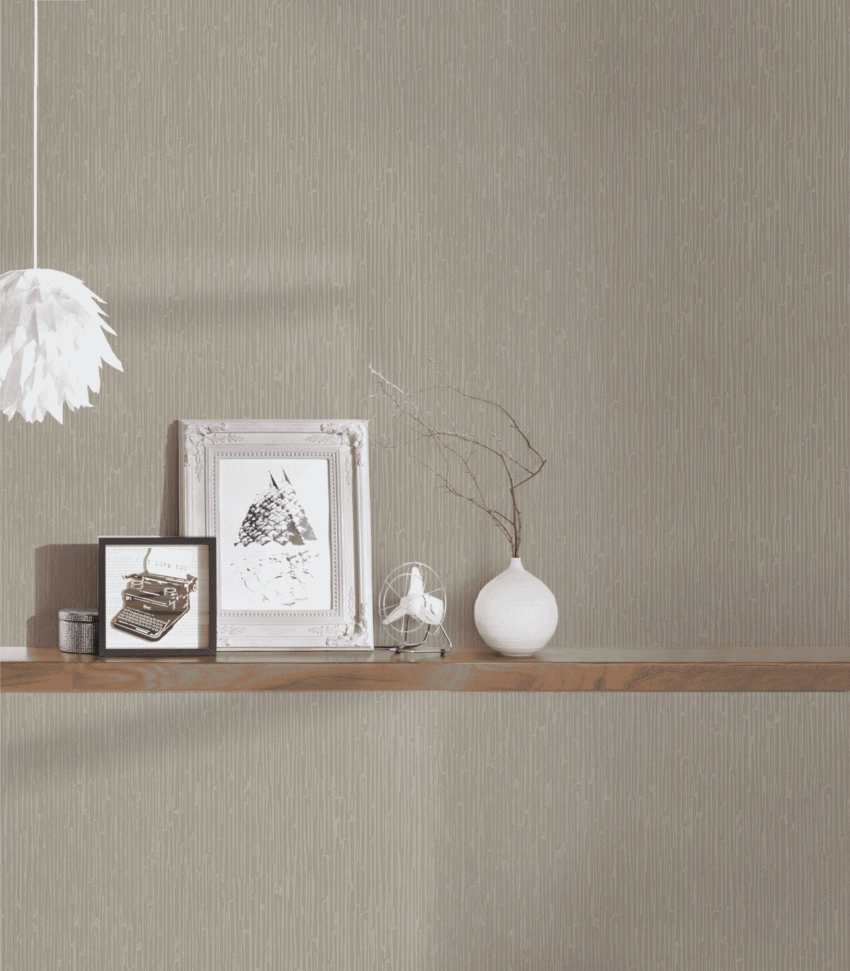 A.S. Création Unitapete Uni einfarbig Braun 333281 Tapete Alpha Wandtapete