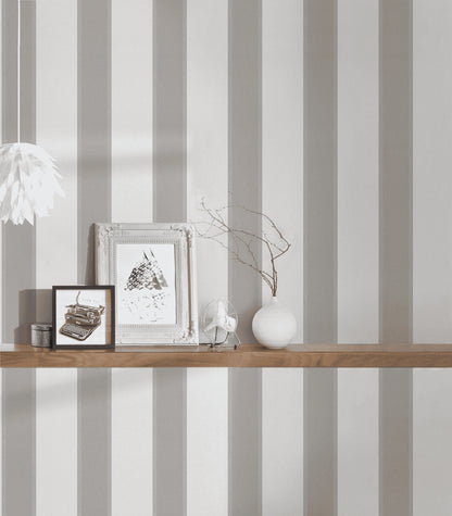 A.S. Création Streifentapete Streifen Braun 333291 Tapete Alpha Wandtapete