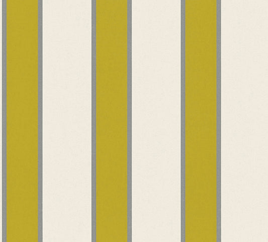 A.S. Création Streifentapete Streifen Grün 333292 Tapete Alpha Wandtapete Design