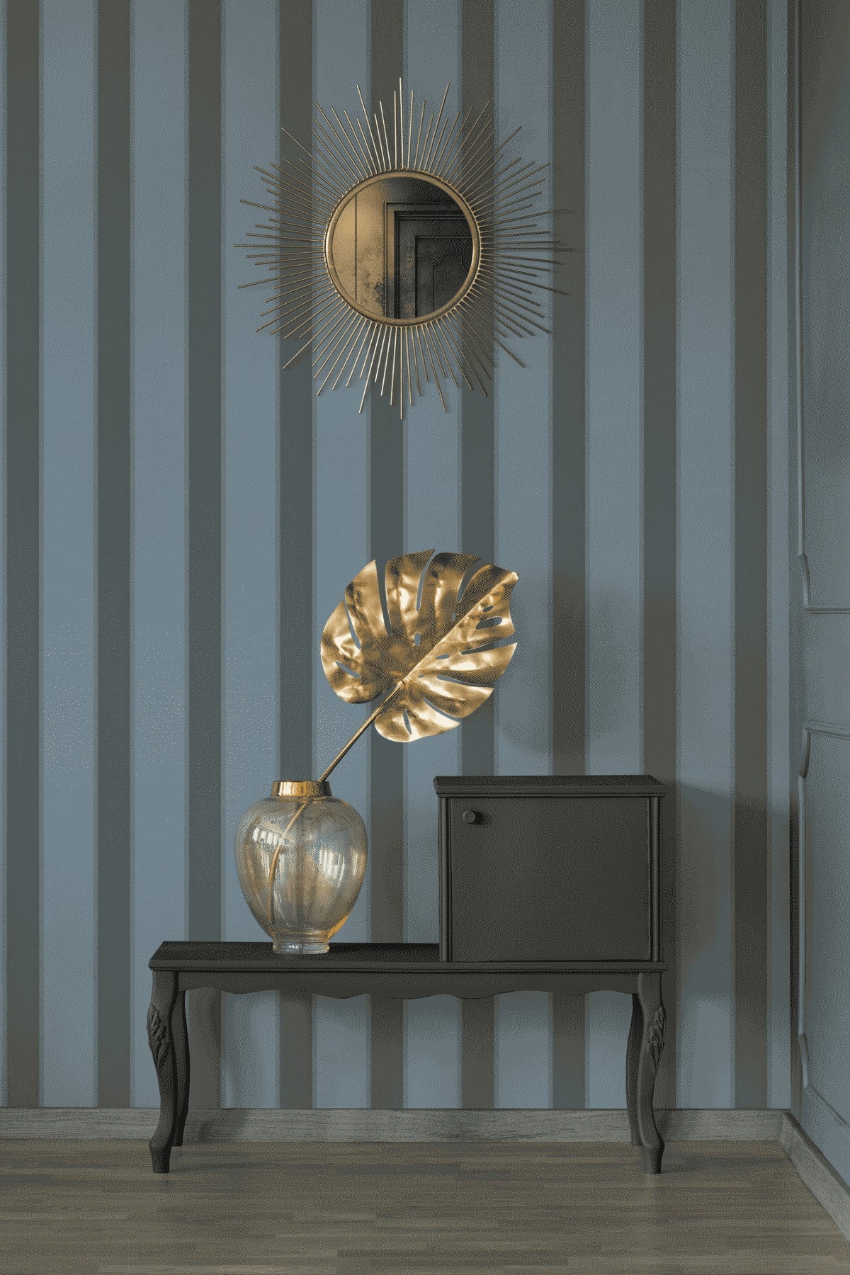 A.S. Création Streifentapete Streifen Silber 333293 Tapete Alpha Wandtapete