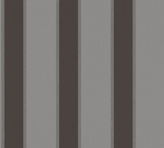 A.S. Création Streifentapete Streifen Grau 333294 Tapete Alpha Wandtapete Design
