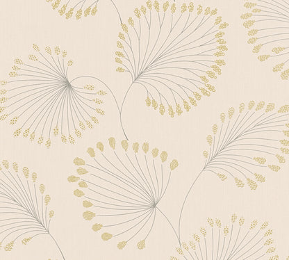 A.S. Création Blumentapete Blumen floral Beige 333712 Tapete Alpha Wandtapete