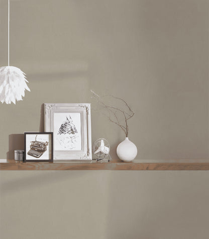 A.S. Création Unitapete Uni einfarbig Braun 333724 Tapete Alpha Wandtapete