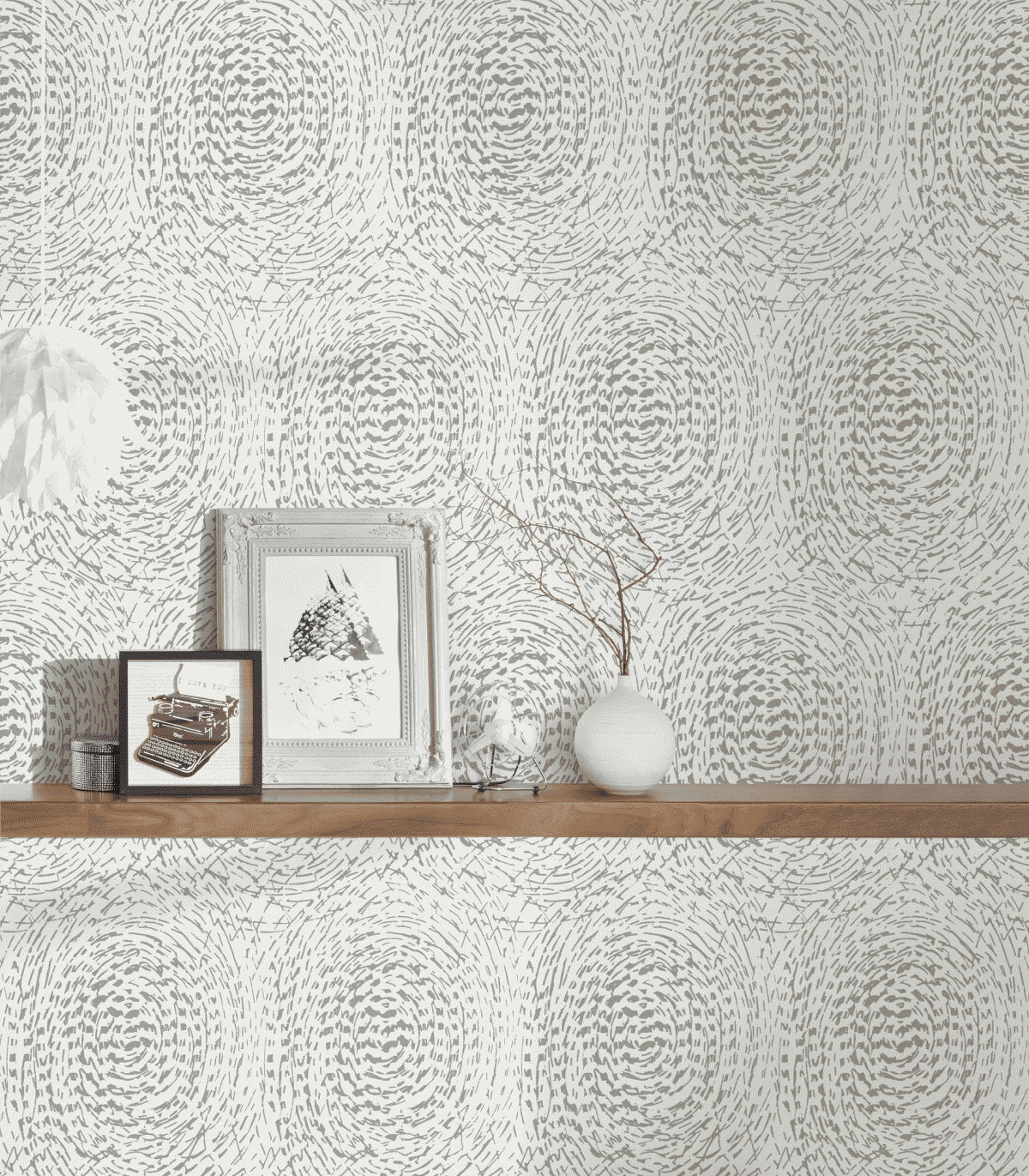 A.S. Création Geometrische Tapete Silber 333732 Tapete Alpha Wandtapete Design
