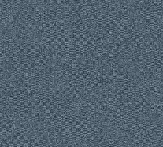 A.S. Création Unitapete Uni einfarbig Blau 333744 Tapete Alpha Wandtapete Design