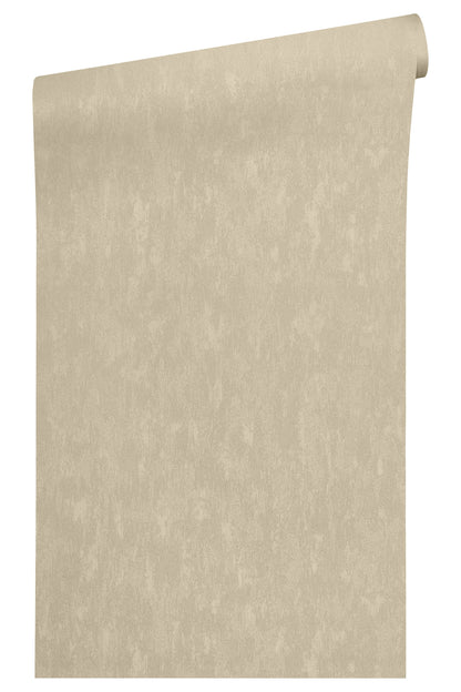 A.S. Création Unitapete Uni einfarbig Beige 335403 Tapete Castello Wandtapete