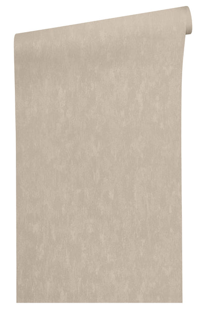 A.S. Création Unitapete Uni einfarbig Beige 335404 Tapete Castello Wandtapete