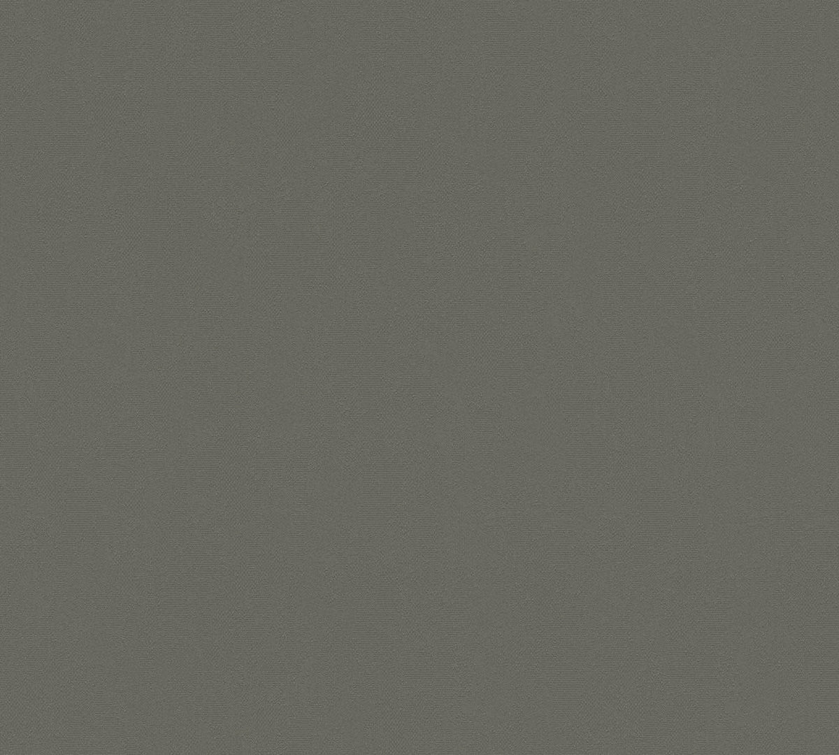 A.S. Création Unitapete Uni einfarbig Grau 335408 Tapete Castello Wandtapete