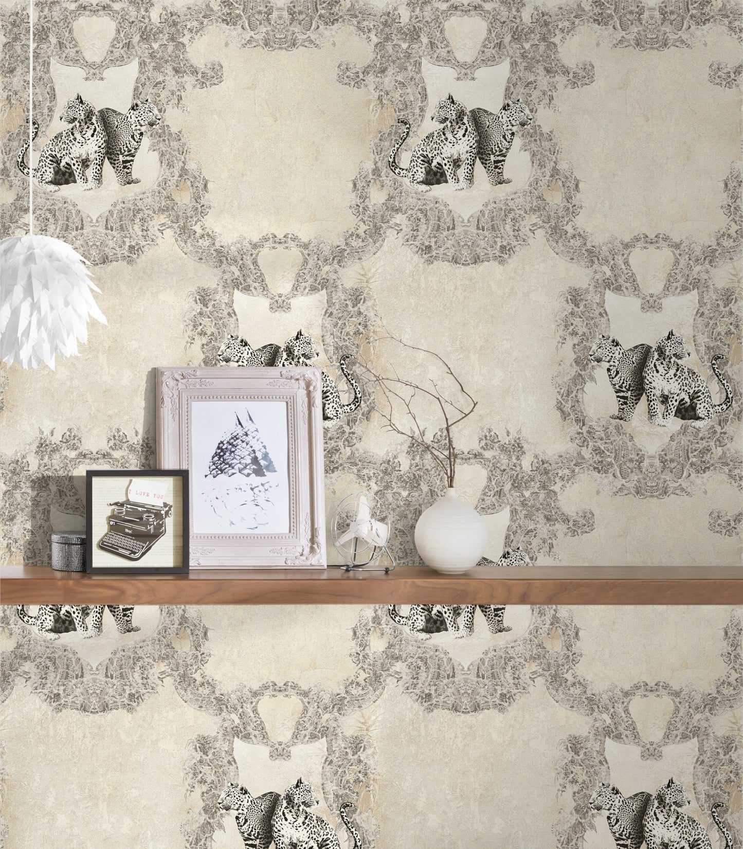 Barocktapete Grau Vliestapete 335431 Wandtapete A.S. Création Tapete