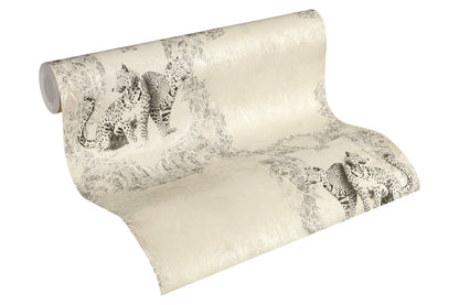 Barocktapete Grau Vliestapete 335431 Wandtapete A.S. Création Tapete