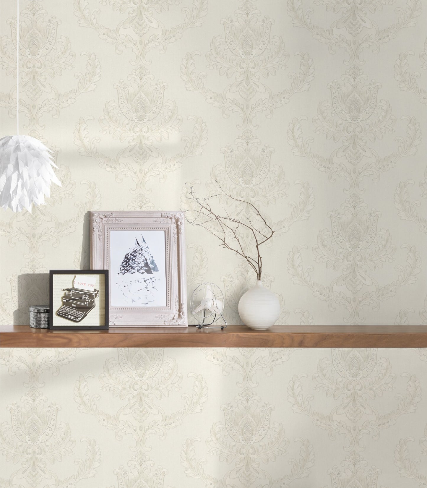 Barocktapete Grau Vliestapete 335461 Wandtapete A.S. Création Tapete