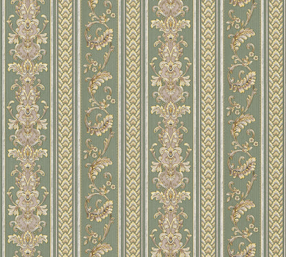Barocktapete Grün Vliestapete 335474 Wandtapete A.S. Création Tapete