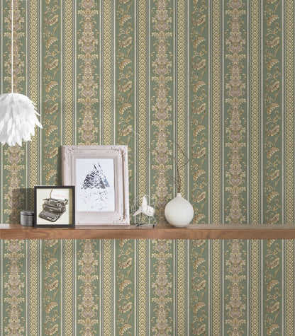 Barocktapete Grün Vliestapete 335474 Wandtapete A.S. Création Tapete