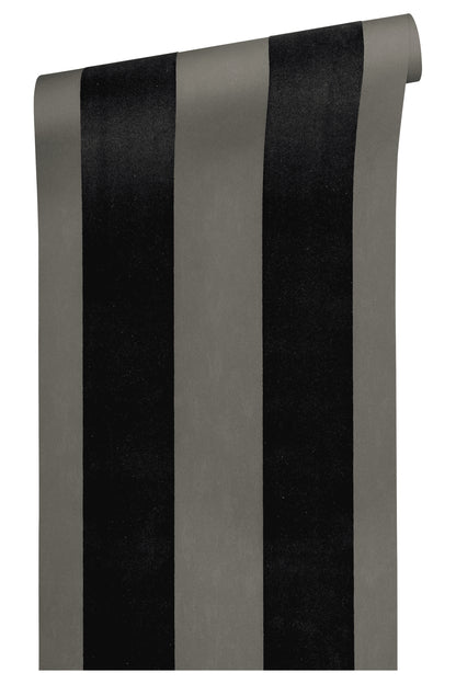 A.S. Création Streifentapete Streifen Grau 335815 Tapete Castello Wandtapete