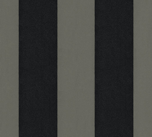 A.S. Création Streifentapete Streifen Grau 335815 Tapete Castello Wandtapete