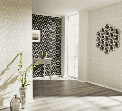 A.S. Création Barocktapete Barock Creme 335822 Tapete Castello Wandtapete Design