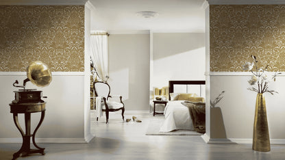 A.S. Création Barocktapete Barock Braun 335832 Tapete Castello Wandtapete Design