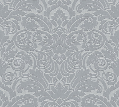 A.S. Création Barocktapete Barock Silber 335833 Tapete Castello Wandtapete