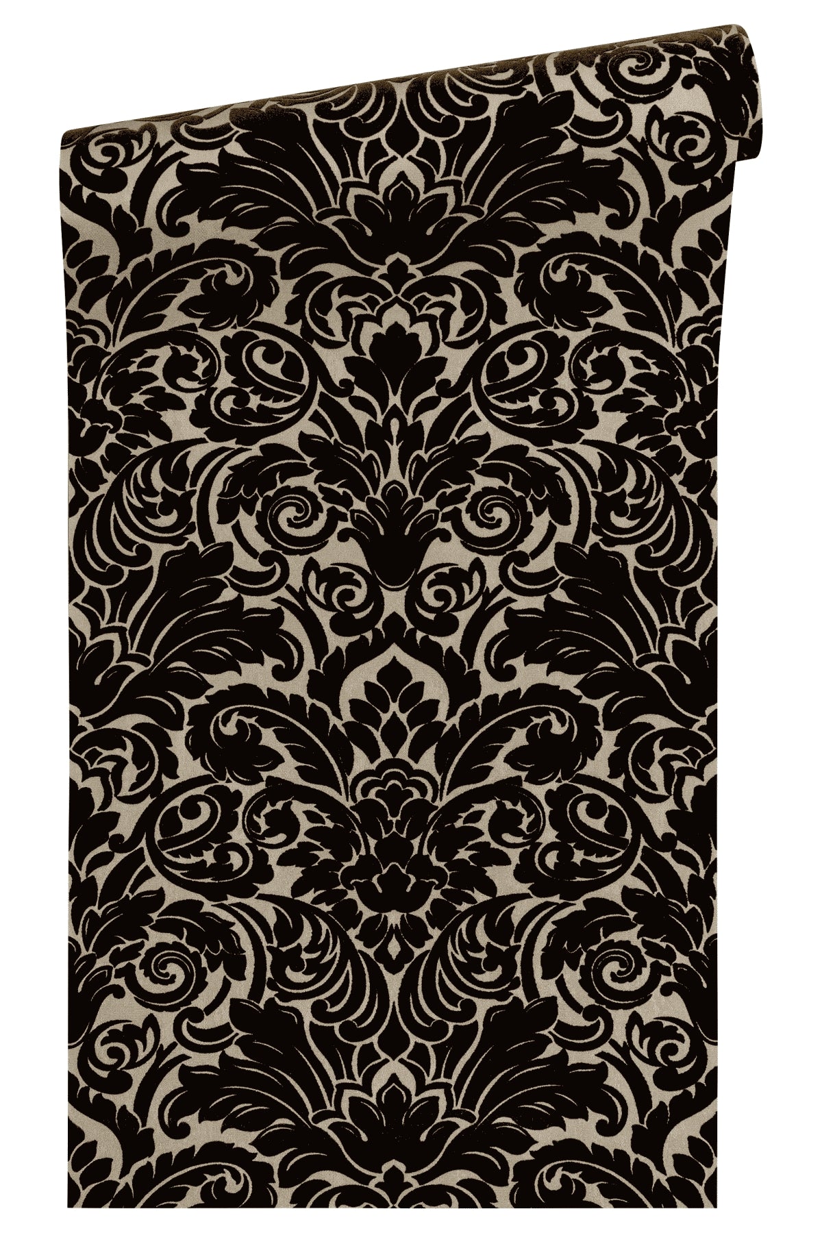 A.S. Création Barocktapete Barock Schwarz 335834 Tapete Castello Wandtapete