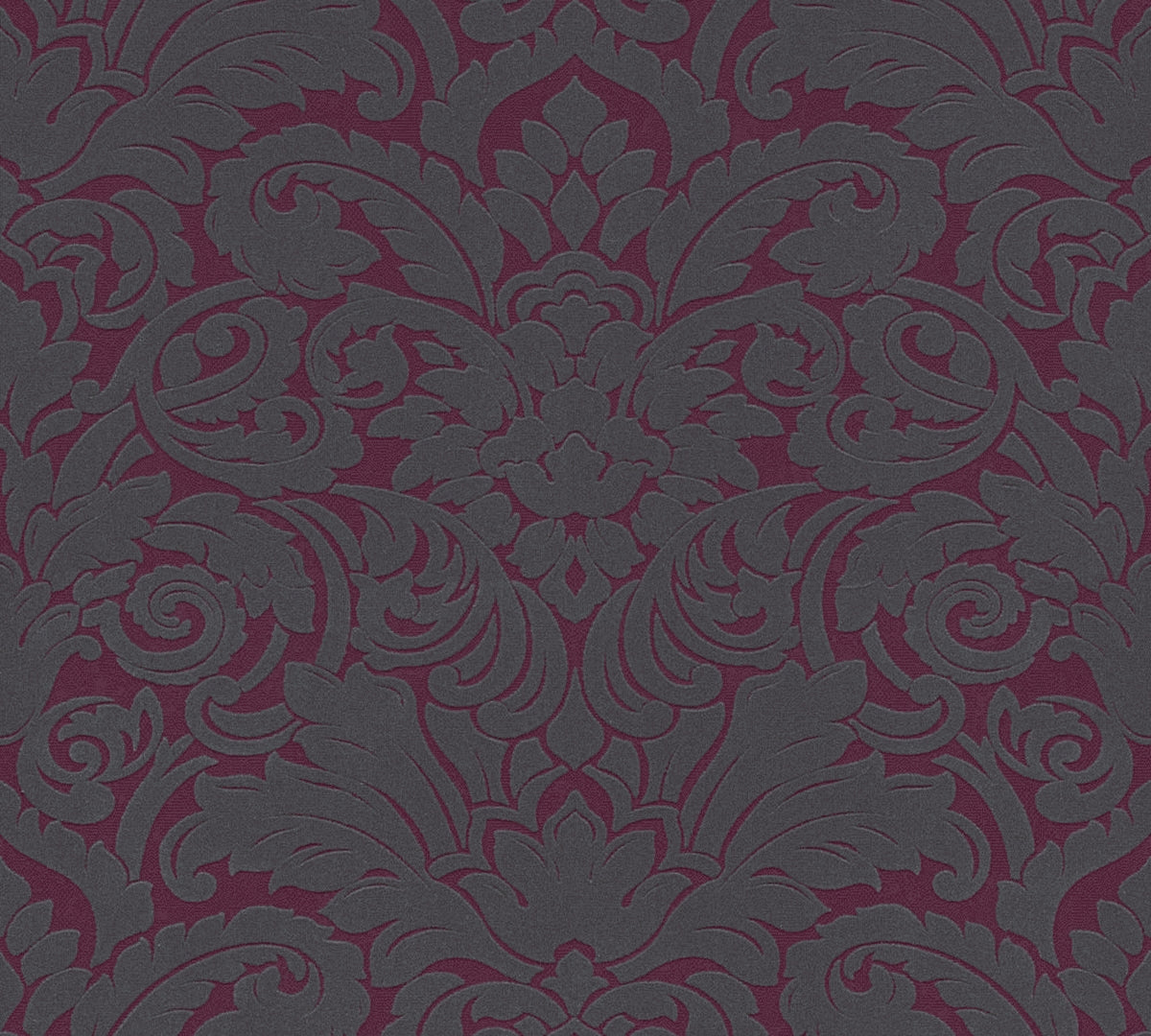 A.S. Création Barocktapete Barock Schwarz 335835 Tapete Castello Wandtapete