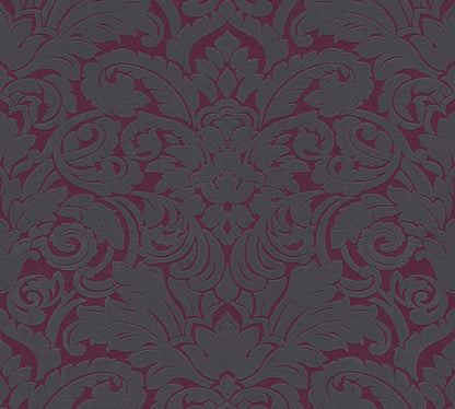 A.S. Création Barocktapete Barock Schwarz 335835 Tapete Castello Wandtapete