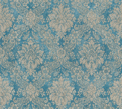 A.S. Création Barocktapete Barock Blau 336075 Wandtapete Vlies Rolle Tapete