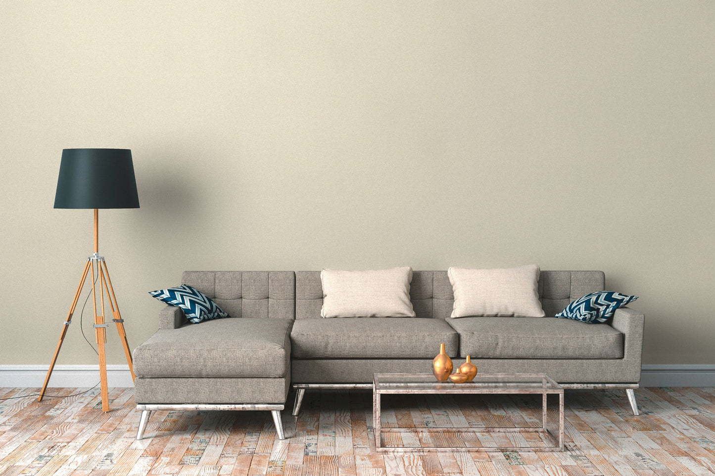 A.S. Création Unitapete Uni Creme 336096 Wandtapete Vlies Vinyl Rolle Tapete