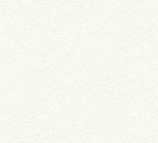 A.S. Création Unitapete Uni weiss 337412 Wandtapete Vlies Vinyl Rolle Tapete