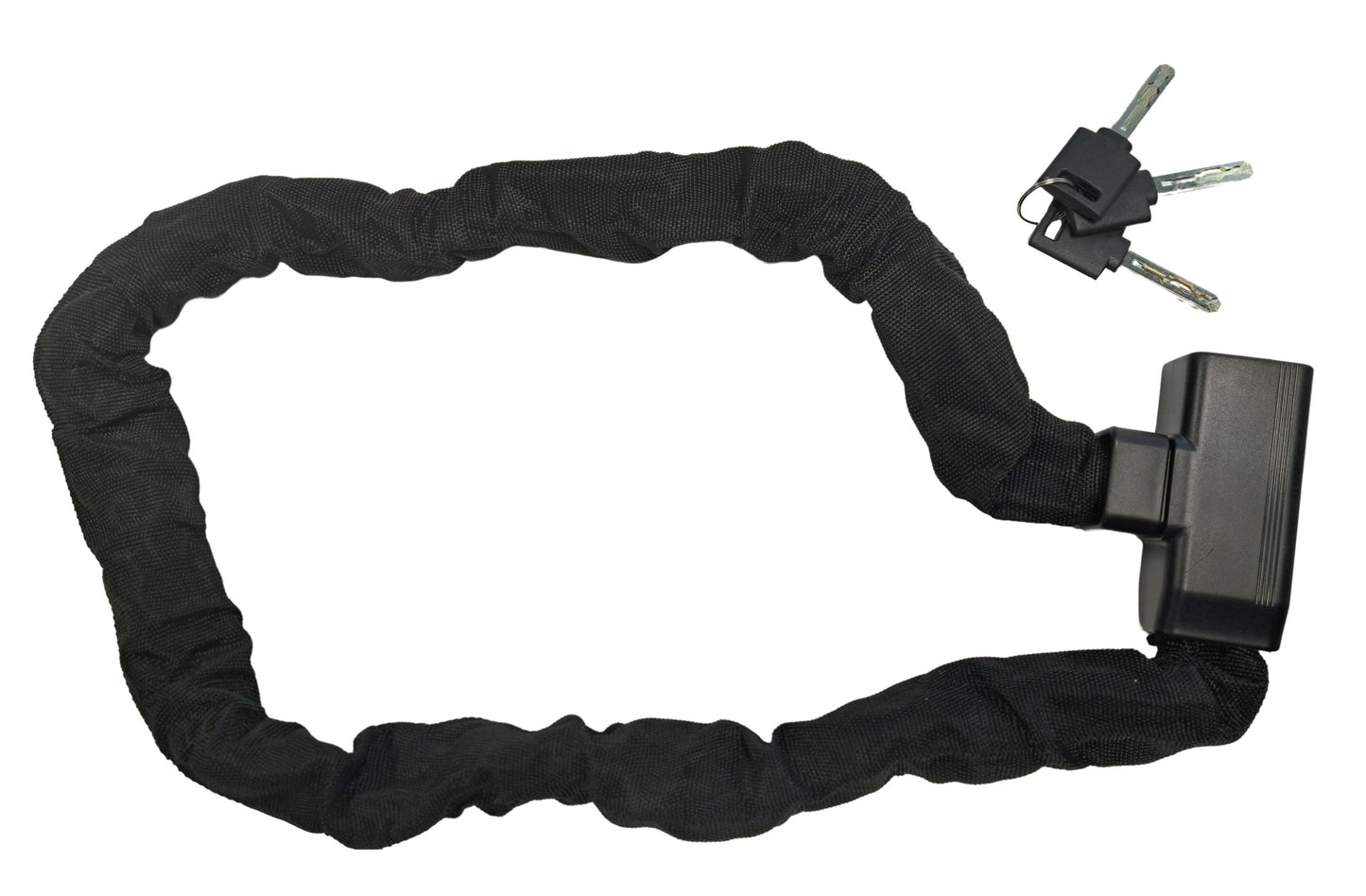 8mm Fahrradschloss 120cm Kettenschloss 3 Schlüssel Panzerschloss Motorradschloss