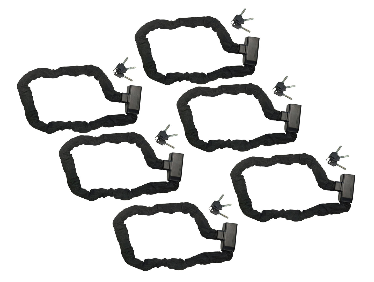 Langes 8mm starkes Fahrradschloss Kettenschloss Motorradschloss 120cm Schloss