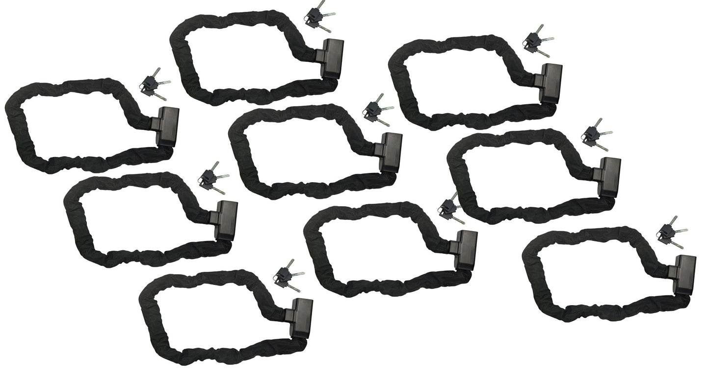 Langes 8mm starkes Fahrradschloss Kettenschloss Motorradschloss 120cm Schloss