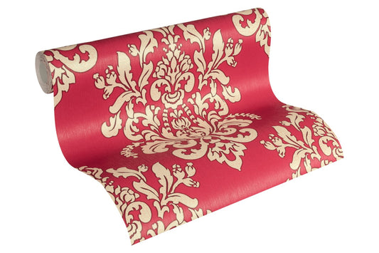 Barocktapete Rot Vliestapete 341435 Wandtapete A.S. Création Tapete