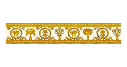 Versace Home Barock Bordüre Gold 343052 Borte Luxus Vlies Designer Tapete Design