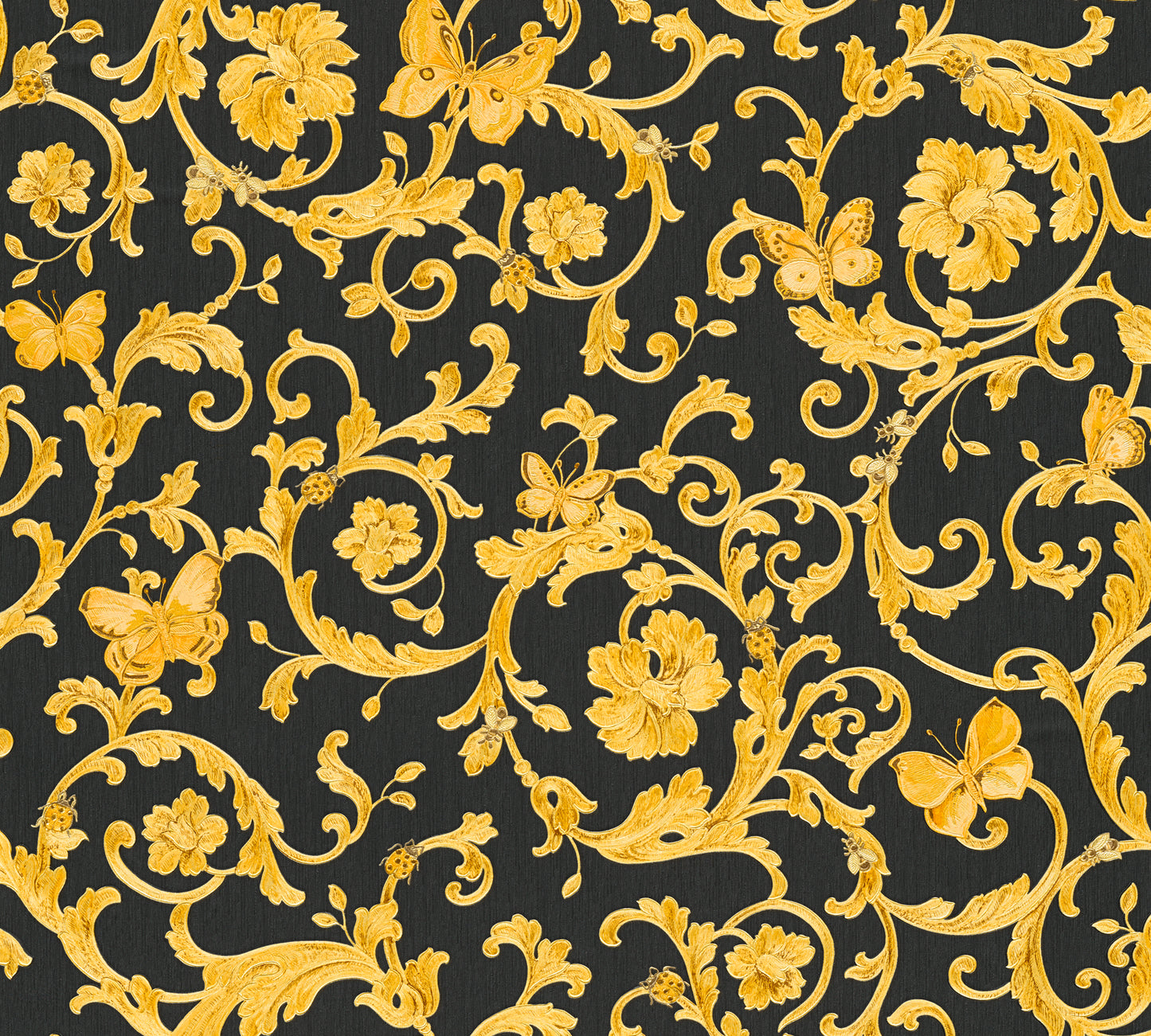 Versace Home Barocktapete Gold 343252 Luxus Vlies Designertapete Tapete Design