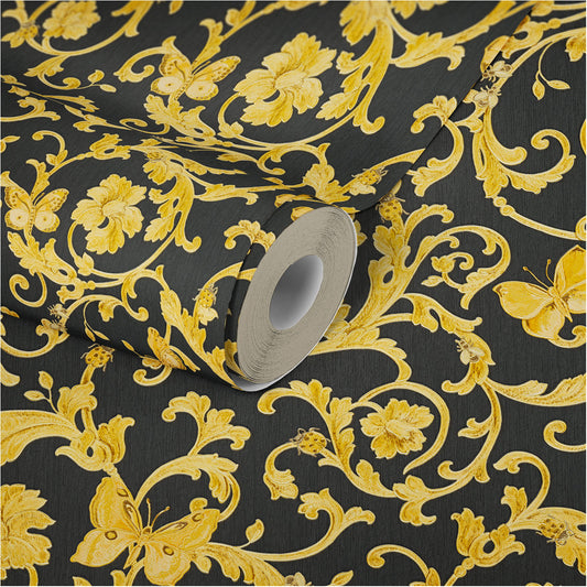 Versace Home Barocktapete Gold 343252 Luxus Vlies Designertapete Tapete Design