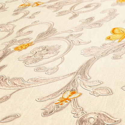 Versace Home Barocktapete Gelb 343253 Luxus Vlies Designertapete Tapete Design