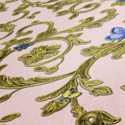 Versace Home Barocktapete Blau 343256 Luxus Vlies Designertapete Tapete Design