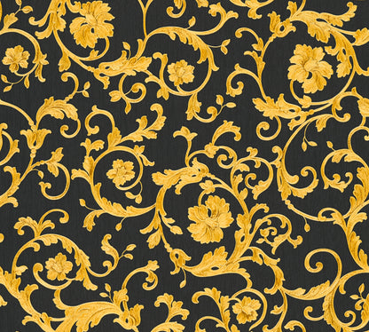 Versace Home Barocktapete Gold 343262 Luxus Vlies Designertapete Tapete Design