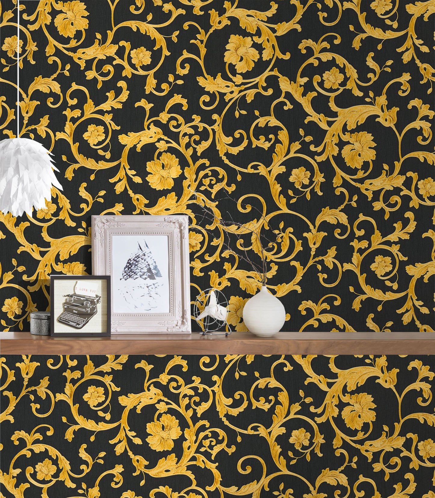 Versace Home Barocktapete Gold 343262 Luxus Vlies Designertapete Tapete Design