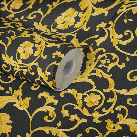 Versace Home Barocktapete Gold 343262 Luxus Vlies Designertapete Tapete Design