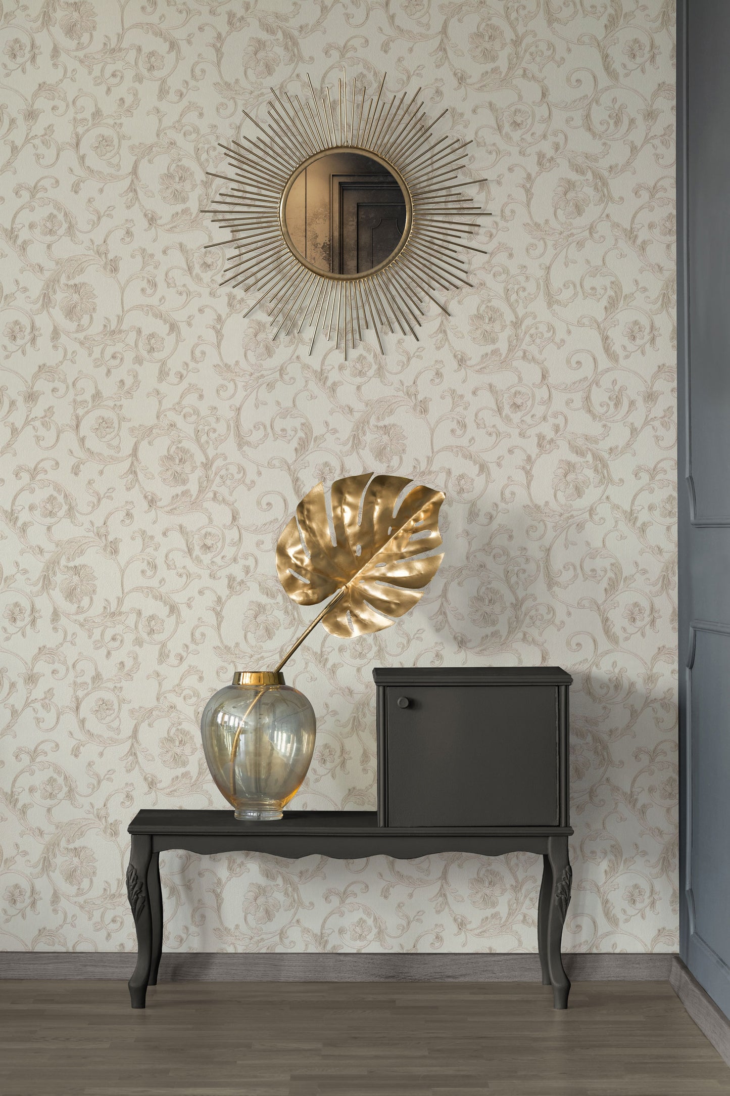 Versace Home Barocktapete Bronze 343263 Luxus Vlies Designertapete Tapete Design